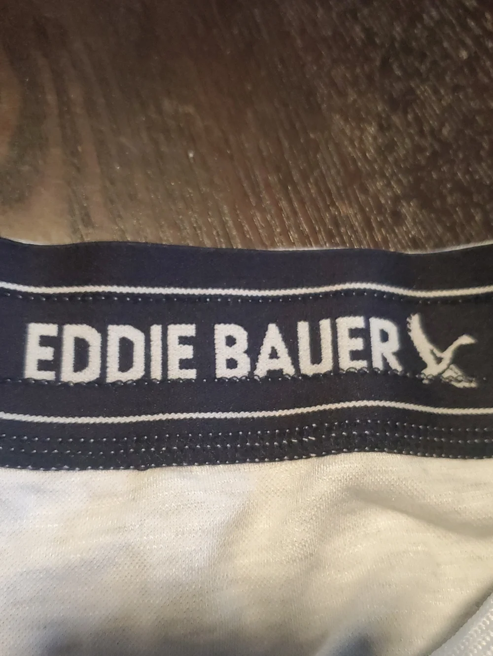 Eddie Bauer Light Beige Drawstring Athletic Shorts, Size XL